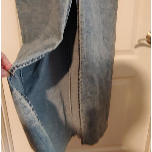 Nichole Lynel High Neck Cutout Denim Maxi Dress - Picture 6 of 12